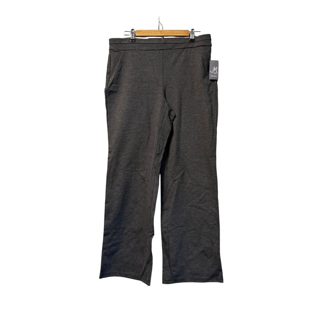 JM Collection core fashion Comfort Waist Trousers women charcoal nite sz 1x